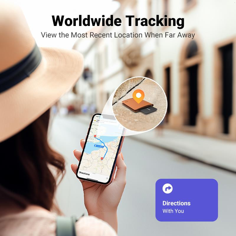 UGREEN Finetrack Slim Smart Finder Compatible with Apple Find My (Ios Only), Wallet Finder, IP68 Waterproof Rechargeable Bluetooth Tracker Card-Deals for You,September Restock