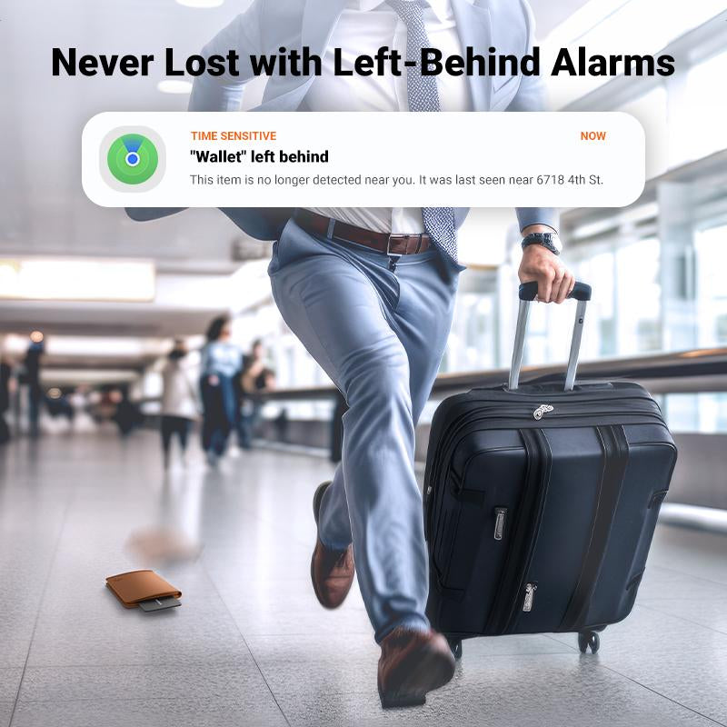 UGREEN Finetrack Slim Smart Finder Compatible with Apple Find My (Ios Only), Wallet Finder, IP68 Waterproof Rechargeable Bluetooth Tracker Card-Deals for You,September Restock