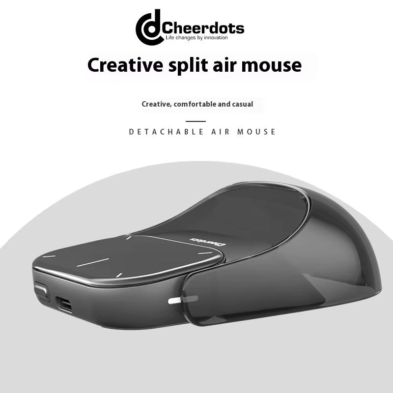 Cheerdots 2 Detachable Air Mouse AI All-In-One Bluetooth Mobile Mouse Wireless Touchpad Laser Presenter Remote Control Custom